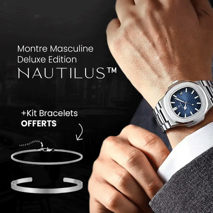 Herren Luxe Nautilus™ Uhr mit kostenlosem Armband-Kit – Richtiges Schnäppchen!