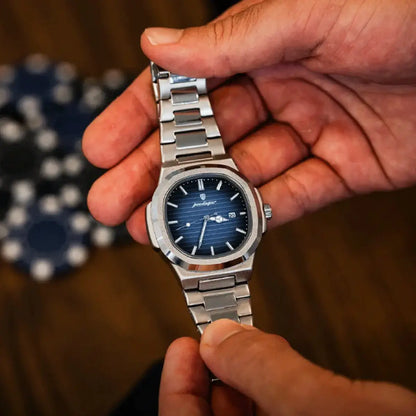 Herren Luxe Nautilus™ Uhr mit kostenlosem Armband-Kit – Richtiges Schnäppchen!