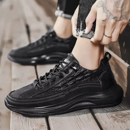Drako® Herren-Croc-Skin-Sneaker