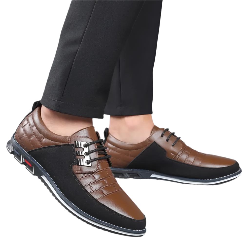 Malvin - Schicke Schnürschuhe aus Kunstleder